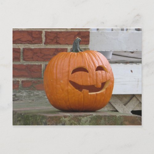 Happy Pumpkin Postcard