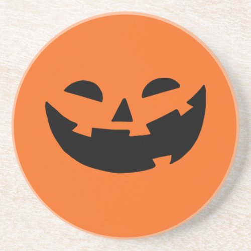 Happy Pumpkin Sandstone Coaster