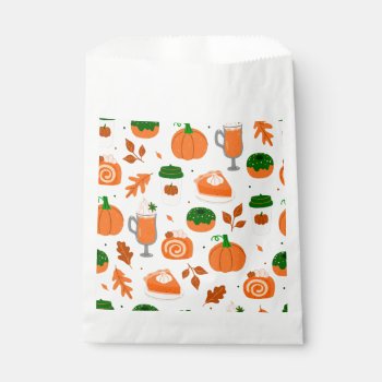 Happy Pumpkin Spice Coffee Season Favor Bag by funnychristmas at Zazzle