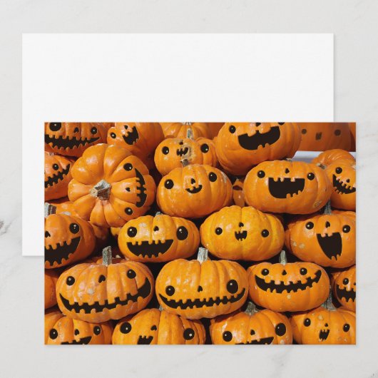 Happy Pumpkins Halloween Fall Season (Front/Back)