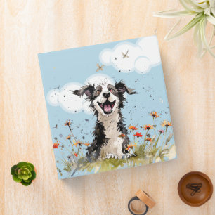 Happy Pup 3 Ring Binder
