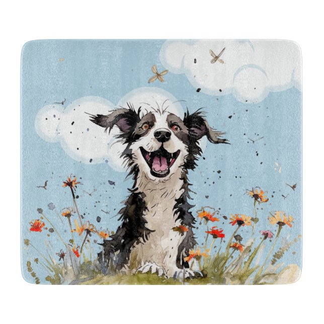 Happy Pup Cutting Board (Front)