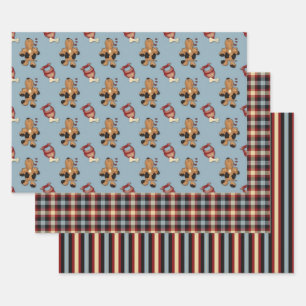 Happy Pup Doggie Love Wrapping Paper 