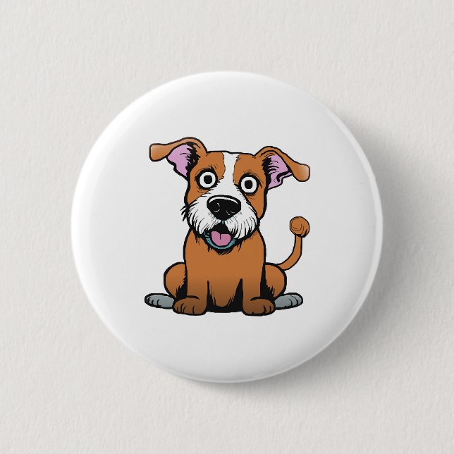 Happy Pup Parade Button (Front)