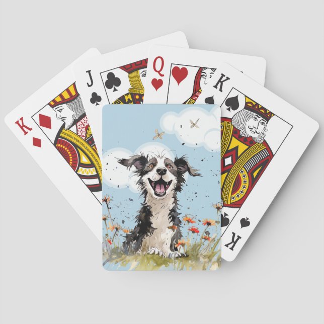 Happy Pup Poker Cards (Back)