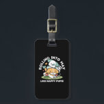 Happy Puppies Rolling Into May – Kawaii Dog Art Luggage Tag<br><div class="desc">Welcome May with a joyful tumble! This cute design features two happy puppies rolling in a spring meadow, surrounded by flowers, with the playful quote “Rolling Into May Like Happy Pups!” against a bold dark background. Perfect for dog lovers, spring enthusiasts, and kawaii fans who want to celebrate the season...</div>