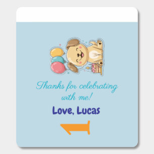 Happy Puppy, Boy, Let's Pawty, 1st Birthday Breath Savers® Mints