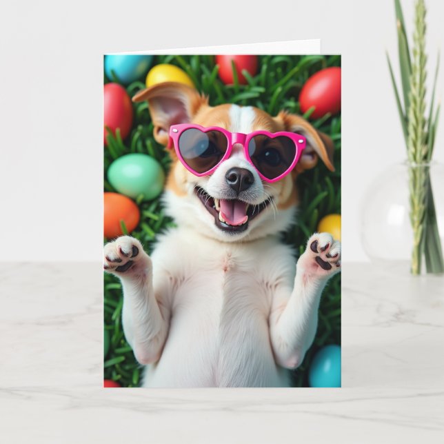 Happy Puppy Celebration Card (Front)