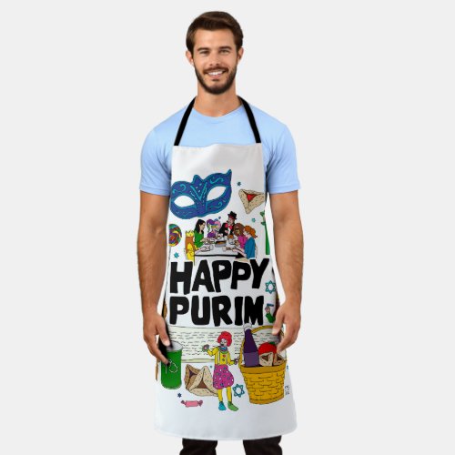 Happy Purim Apron