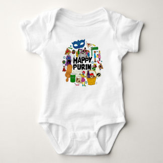 Happy Purim - Baby Baby Bodysuit