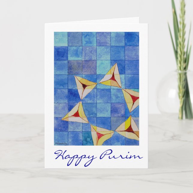 Happy Purim Card (Front)