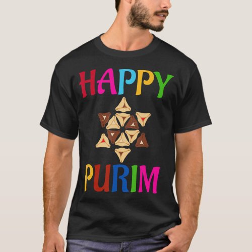 Happy Purim Costume funny Jewish T_Shirt