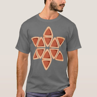 Happy Purim Costume Idea Cute Hamantaschen Jewish  T-Shirt