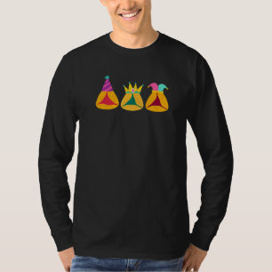 Happy Purim Costume Idea Cute Hamantaschen Jewish T-Shirt
