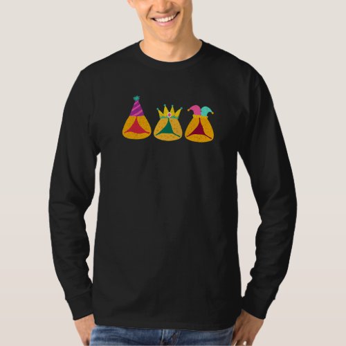 Happy Purim Costume Idea Cute Hamantaschen Jewish  T_Shirt