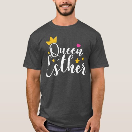 Happy Purim Costume Idea Queen Esther Hebrew Jewis T_Shirt