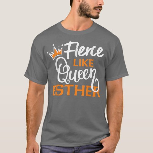 Happy Purim Design Idea Queen Esther Hebrew Jewish T_Shirt