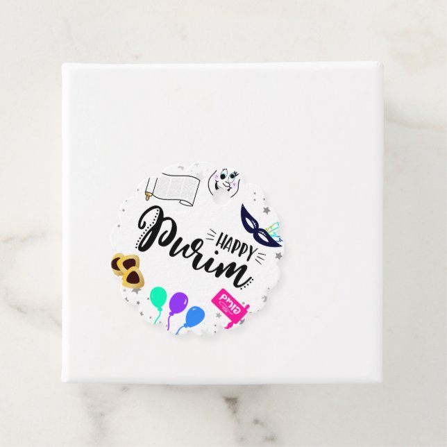 Happy Purim Favor Tags (In Situ)