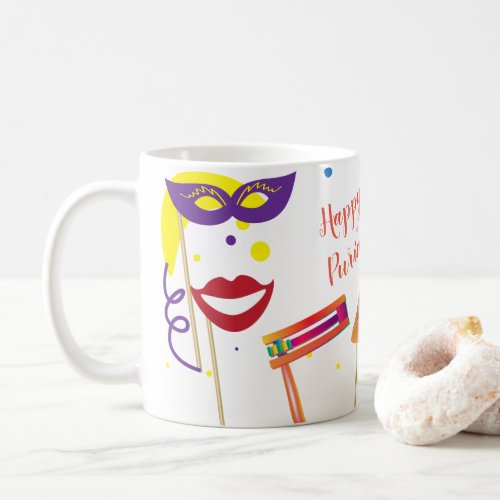 Happy Purim Festival Kids Party Holiday Coffee Mug