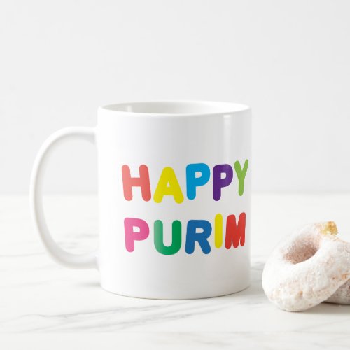 Happy Purim Festival Kids Party Pattern Coffee Mug