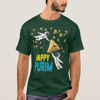 Happy Purim Jewish Funny Hamantaschen Gift Purim H T-Shirt