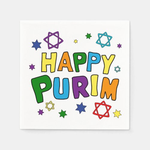 Happy Purim Napkins