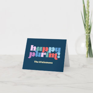Happy Purim Sameach card for mishloach manot