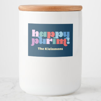 Happy Purim sameach label for mishloach manot