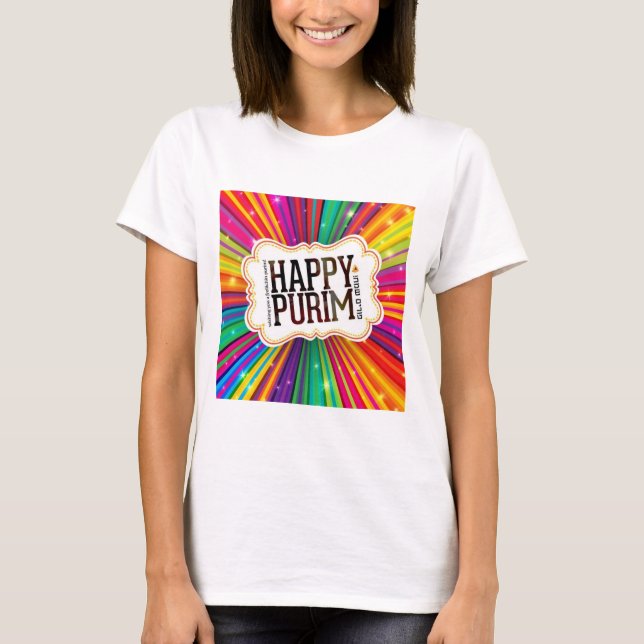 Happy Purim T-Shirt (Front)