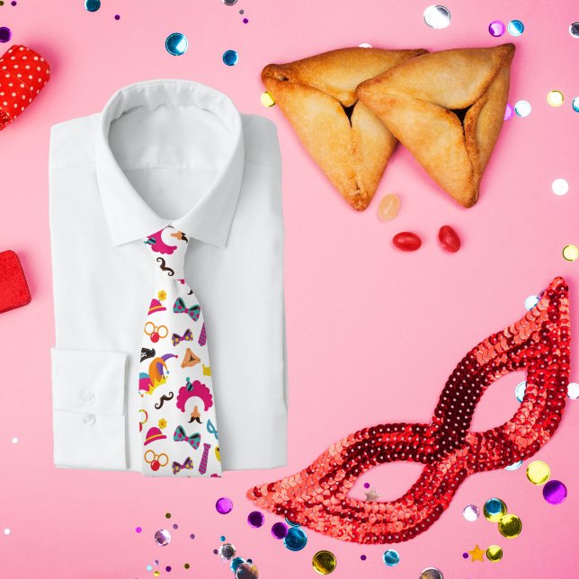 Happy Purim Tie (Creator Uploaded)