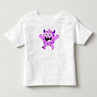 Happy Purple Monster Kids Toddler T-shirt