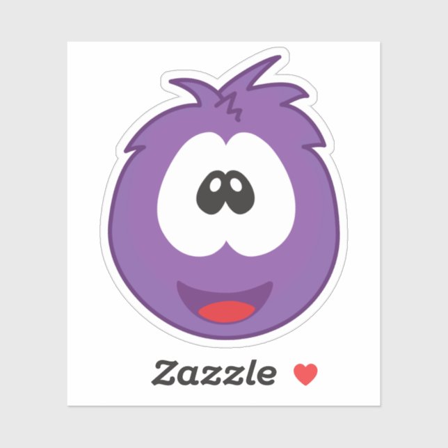 Happy Purple Sneezie Sticker (Sheet)