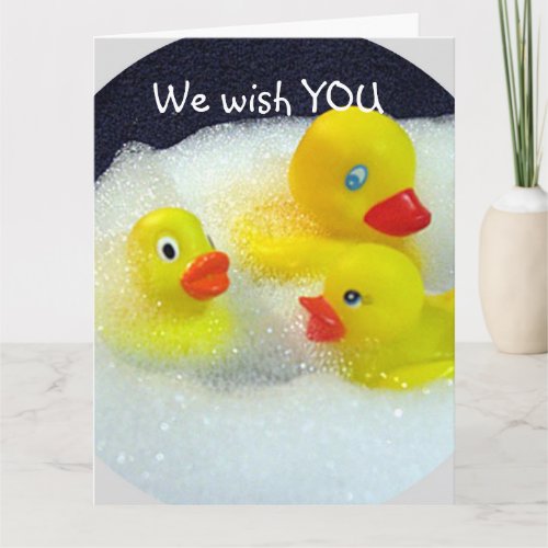 HAPPY QUACKY GROUP CARD FOR 40th