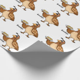 Classic Quail on beige Wrapping Paper | Zazzle