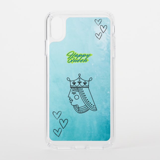 Happy queen. speck iPhone XS max case (Front)