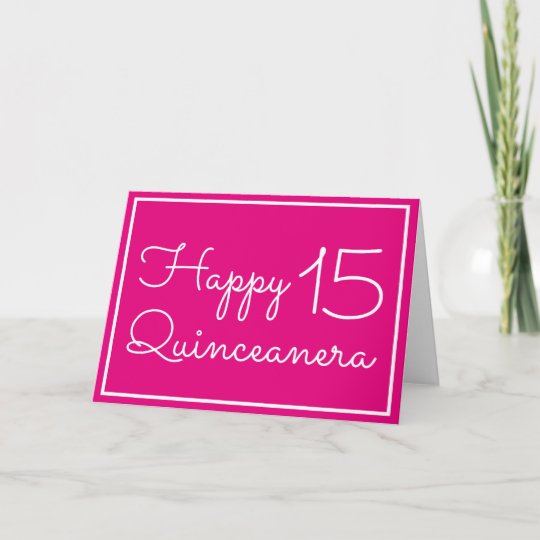 Happy Quinceanera Card | Zazzle.com