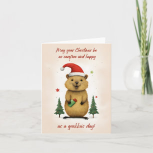 Happy Quokka Christmas - Card