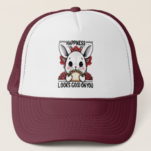 Happy Rabbit happiness looks good on you Trucker Hat