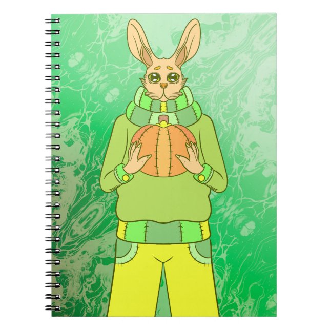 Happy Rabbit Notebook (Front)