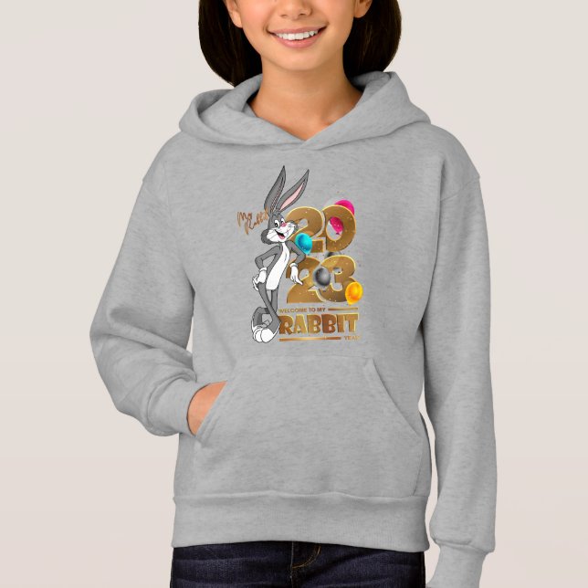 Happy Rabbit Year 2023 | Kids Pullover Hoodie (Front)