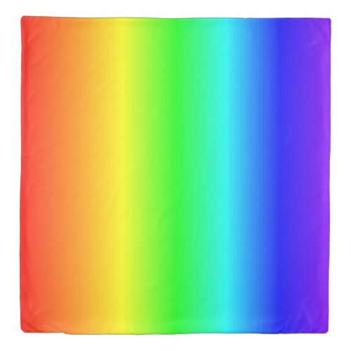 Happy Rainbow Colors Duvet Cover