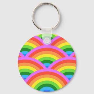 Happy Rainbow Keychain