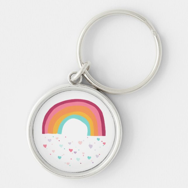Happy Rainbow Magic Keychain (Front)