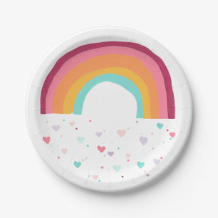 Happy Rainbow Magic Paper Plates