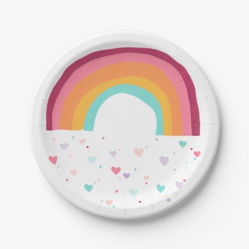 Happy Rainbow Magic Paper Plates