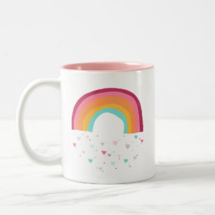 Happy Rainbow Magic Two-Tone Coffee Mug