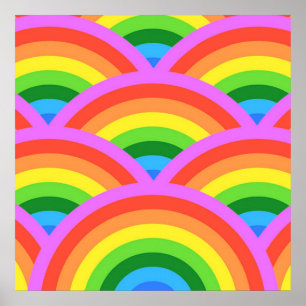 Happy Rainbow Poster