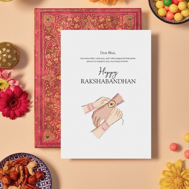 happy rakhi, rakshabandhan, indian festival, holiday card (Creator Uploaded)