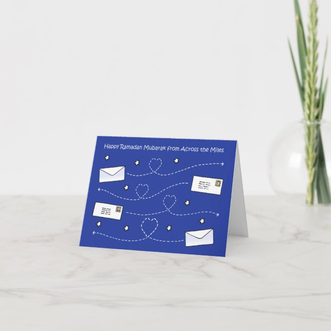 Happy Ramadan Across the Miles Card (Front)