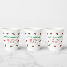 Happy Ramadan Free Iftar with Duas Watermelon